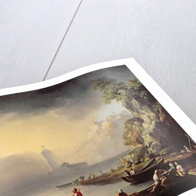 Harbour Scene by La Croix de Marseilles