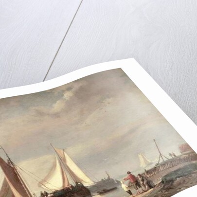 Harbour Scene by Johannes Hermann Barend Koekkoek