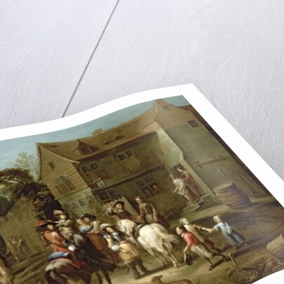 Prince William of Orange with Huntsmen by Gillis van Tilborgh