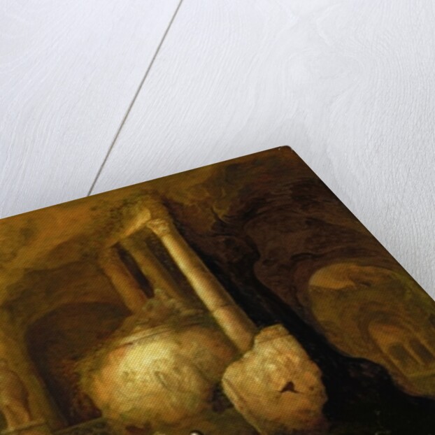 Nymphs Bathing by Classical Ruins by Abraham van Cuylenborch