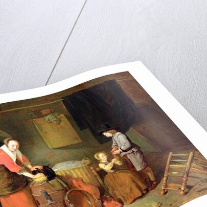 A Kitchen Interior, 17th century by Quiringh Gerritsz. van Brekelenkam