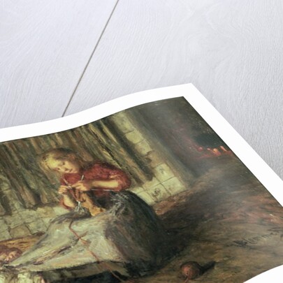 Baby sitting by Bernardus Johannes Blommers or Bloomers