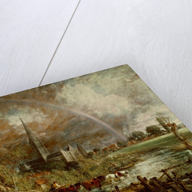 Salisbury Cathedral From the Meadows, 1831 by Anonymous