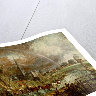 Salisbury Cathedral From the Meadows, 1831 by Anonymous