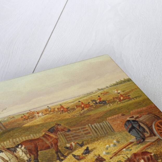 A Busy Farmyard by John Frederick (circle of) Herring