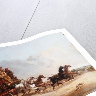 Mr. Charles Higgins' Coach and Four by William Snr. Shayer