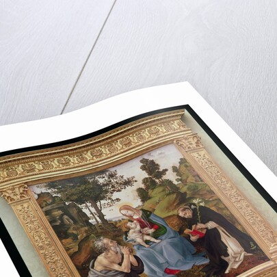 Virgin and Child with St. Jerome and St. Dominic, c.1485 by Filippino Lippi