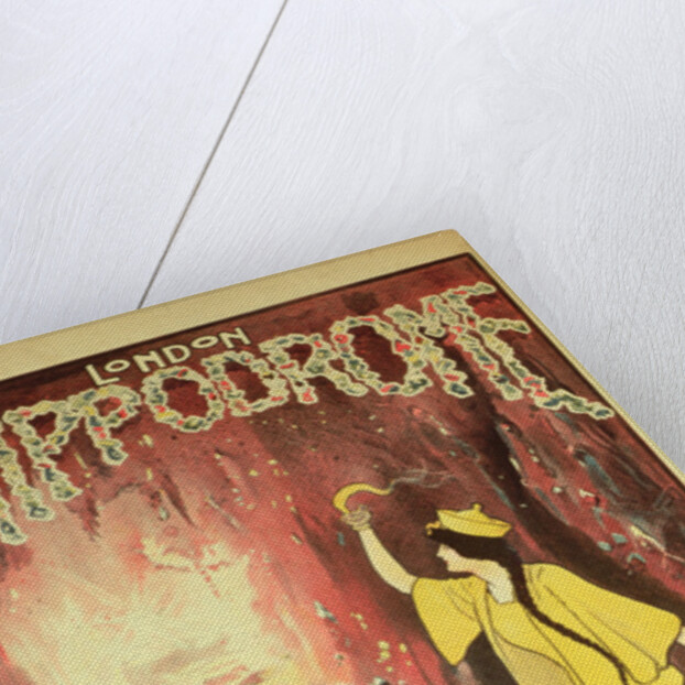 Aladdin: poster from London Hippodrome by Anonymous