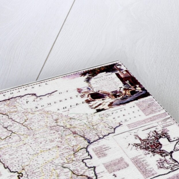 Map of Devonshire, published by Bowles, Tinney and Sayer, London, c.1777 by Emanuel Bowen