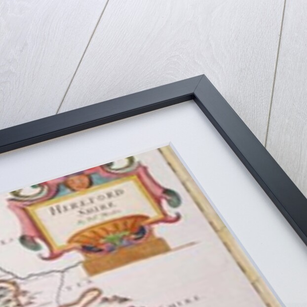 Map of Herefordshire, 1695 by Robert Morden