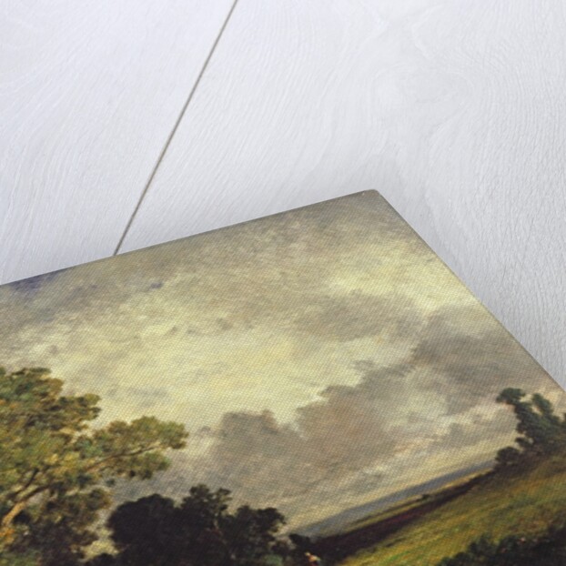 The Watering Place, Fontainebleau by Leon-Victor Dupre