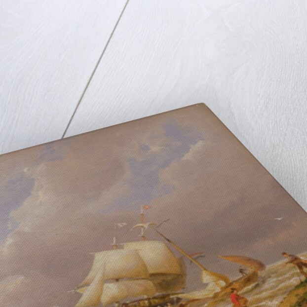 Pampas on the Zuider Zee, 19th century by Pieter Cornelis Dommerson