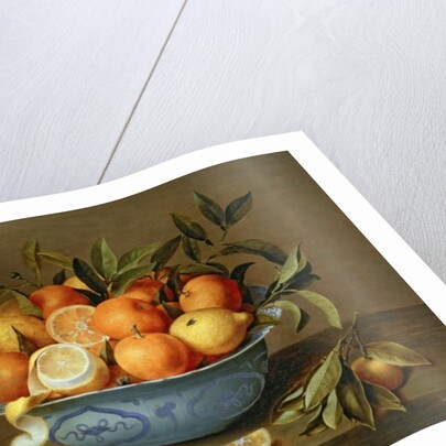 Still Life with Oranges and Lemons in a Wan-Li Porcelain Dish, 17th century by Jacob van Hulsdonck