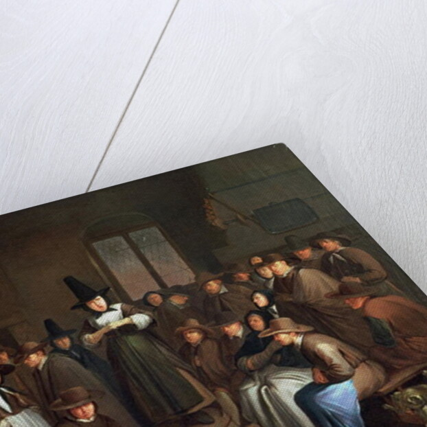 A Quaker Meeting, c.1685 by Egbert van the Elder Heemskerk