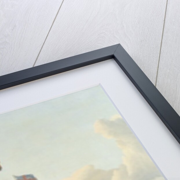 The Three-Master 'Britannia' in Rotterdam, 1698 by Ludolf I Backhuysen