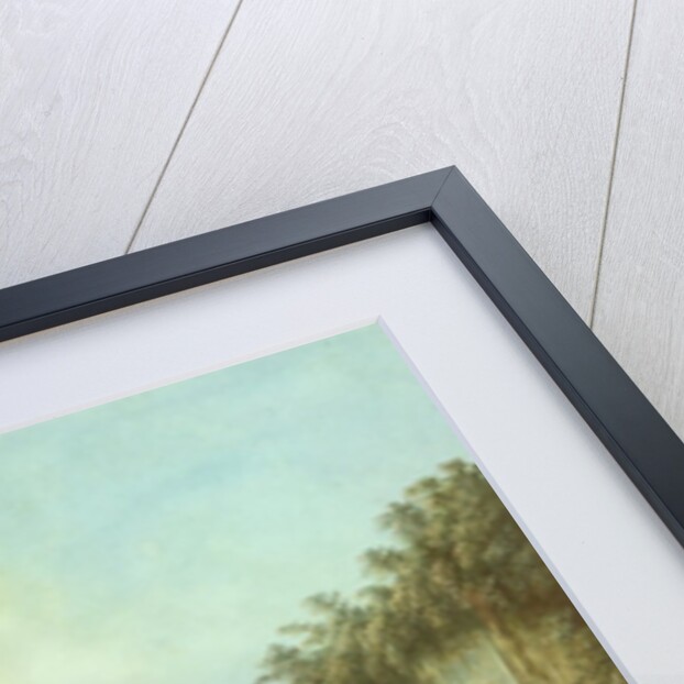 The Village of Betania with a View of the Dead Sea by Luigi Mayer