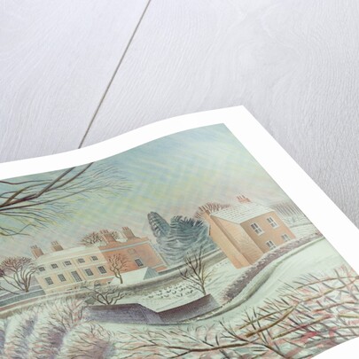Vicarage in the snow, 1935 by Eric Ravilious