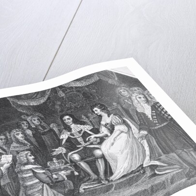 Presentation of the Bill of Rights to William III of Orange and Mary II by School English