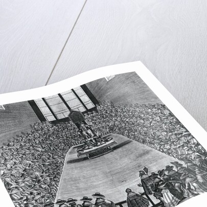 King James I in the Houses of Parliament, 1624 by English School