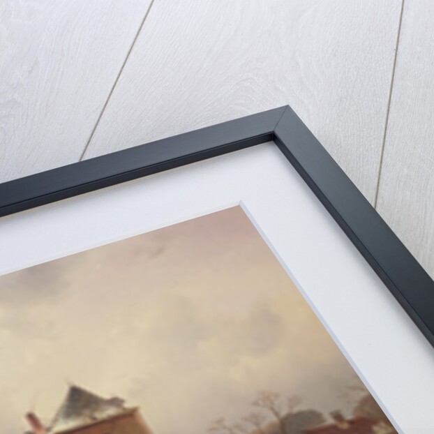 Frozen Winter Scene, 19th century by Charles-Henri-Joseph Leickert