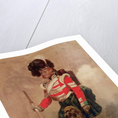 A Soldier of the 79th Highlanders at Chobham Camp in 1853 by Eugene-Louis Lami