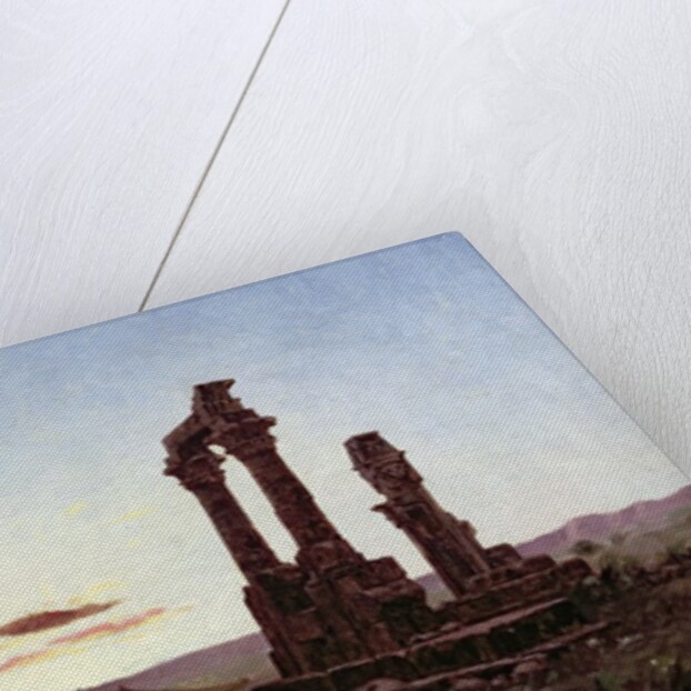 A Bedouin Encampment by a Ruined Temple by Alexandre Gabriel Decamps