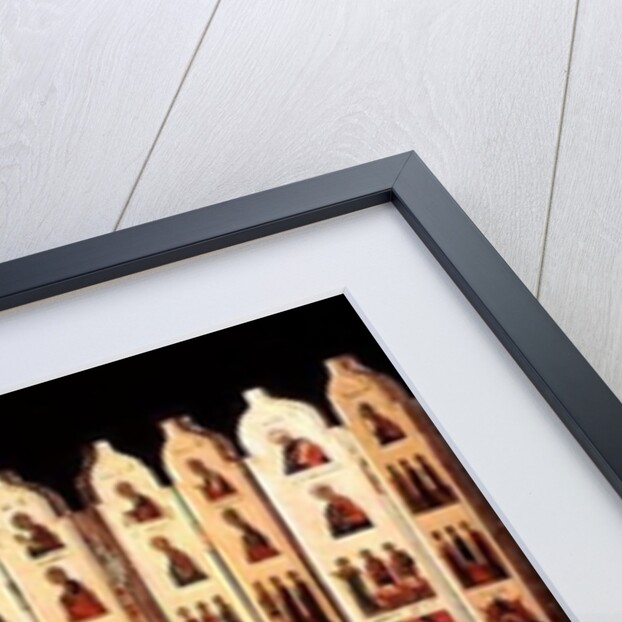 Fifteen-section icon screen with scenes from the Life of Christ and Saints, 16th century Russian by Anonymous