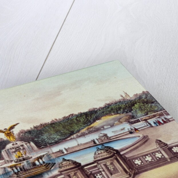 Bethesda Fountain, Central Park, New York by American School