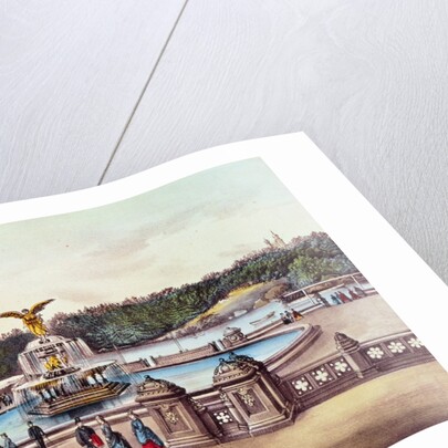 Bethesda Fountain, Central Park, New York by American School