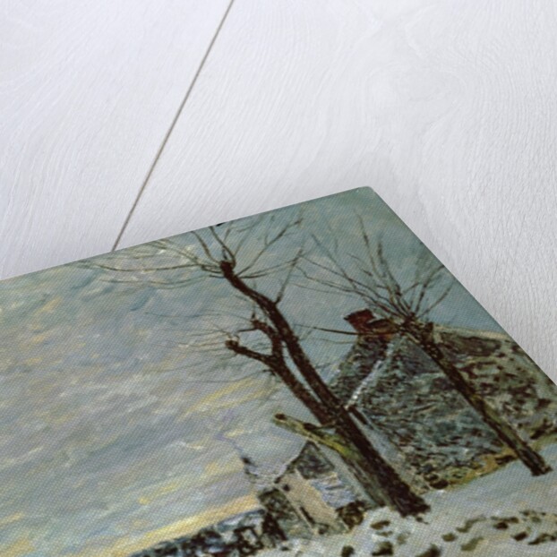 Snow at Veneux-Nadon, c.1880 by Alfred Sisley