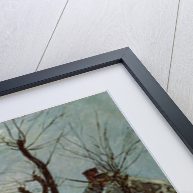 Snow at Veneux-Nadon, c.1880 by Alfred Sisley