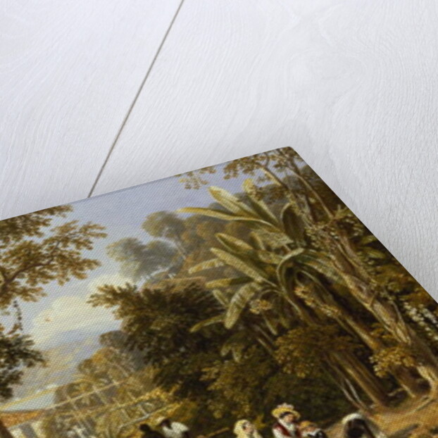 Garden Scene on the Braganza Shore, Rio de Janeiro, 1827 by William Havell