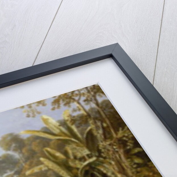 Garden Scene on the Braganza Shore, Rio de Janeiro, 1827 by William Havell