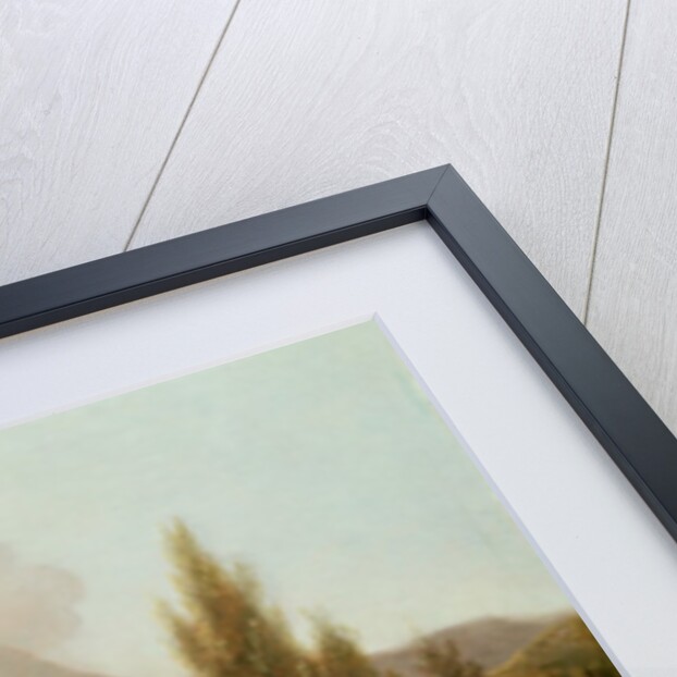 Holy family at a stream by Karel Dujardin