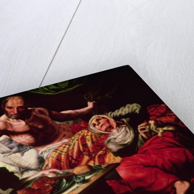 Isaac Blessing Jacob by Jan van Hemessen