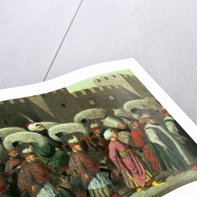 Sultan Mahmud II in Procession, 1809 by Greek School