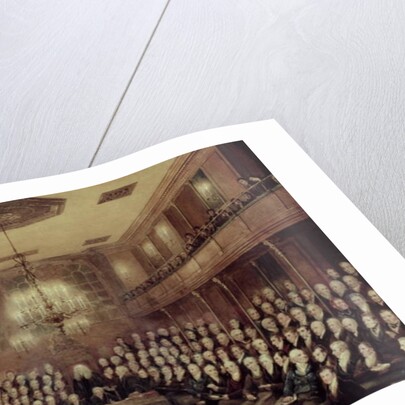 The House of Commons in Session by English School