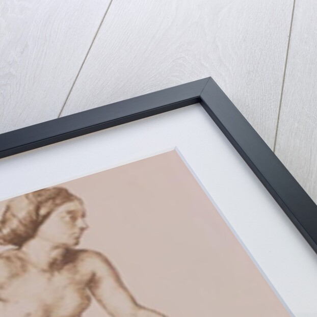 Sepia Drawing of Nude Woman, c.1860 by William Mulready