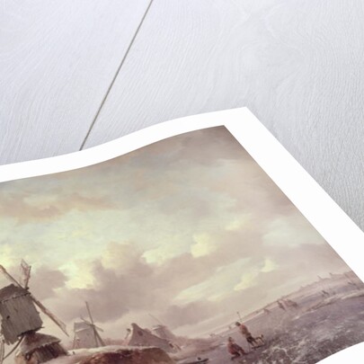 Winter Landscape by Frederick Marianus Kruseman