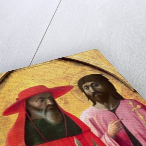 Saints Jerome and John the Baptist, c.1428 by Tommaso Masaccio