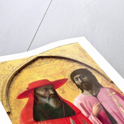 Saints Jerome and John the Baptist, c.1428 by Tommaso Masaccio