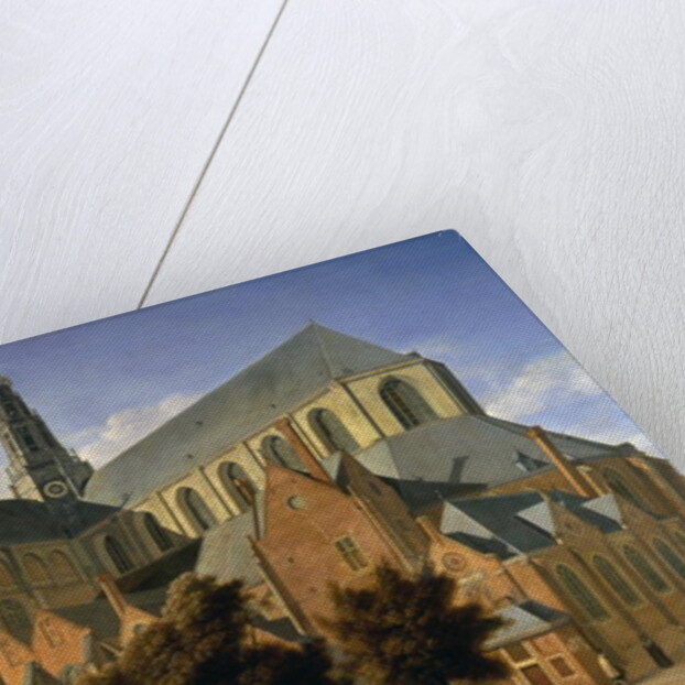 Church of St. Bavo in Haarlem, 1666 by Gerrit Adriaensz Berckheyde