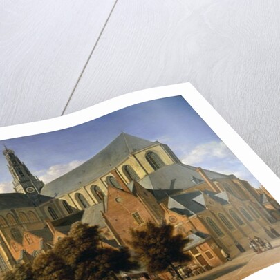 Church of St. Bavo in Haarlem, 1666 by Gerrit Adriaensz Berckheyde