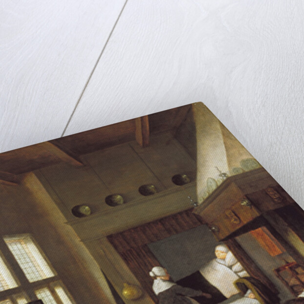 Bedroom Interior with Mother and New-Born Child by Jacobus Vrel