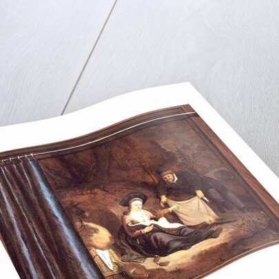 A trompe l'oeil of The Rest on the Flight into Egypt, 17th century by Abraham de Pape