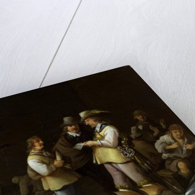 A Guardroom Interior by Anthonie (1601-73) Palamedesz