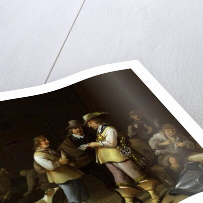 A Guardroom Interior by Anthonie (1601-73) Palamedesz