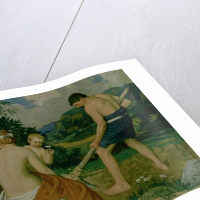 By the sweat of thy brow by William Strang