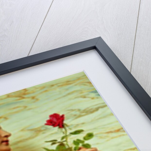 A Red, Red Rose, 1920 by John William Godward