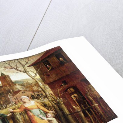 The Holy Family Turned Away from the Inn, 16th century by Jan Massys or Metsys